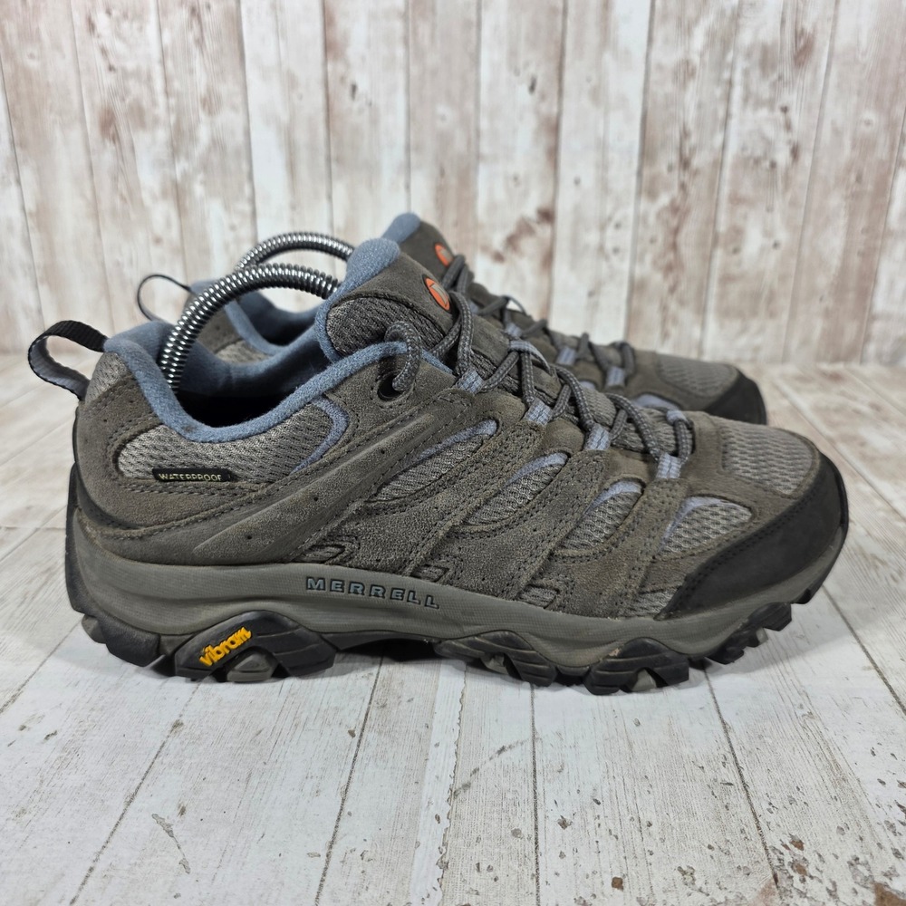 Merrell Moab 3 Waterproof Hiking Shoes Womens 10W Granite Blue J500160W Vibram
